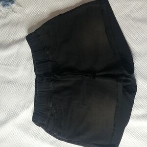 Shein Curve Black Stretch Jean Cut-offs size 2X Nwot